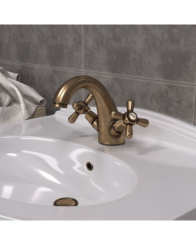 Смеситель для раковины Paini Liberty 17F3243KM Старая бронза