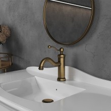 Смеситель для раковины Paini Duomo 88F3211KM Старая бронза