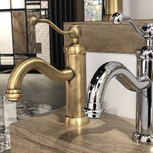 Смеситель для раковины Paini Duomo 88F3211KM Старая бронза