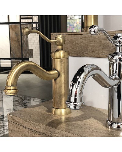 Смеситель для раковины Paini Duomo 88F3211KM Старая бронза