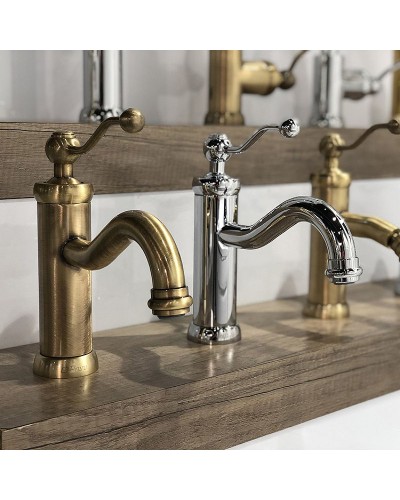 Смеситель для раковины Paini Duomo 88F3211KM Старая бронза