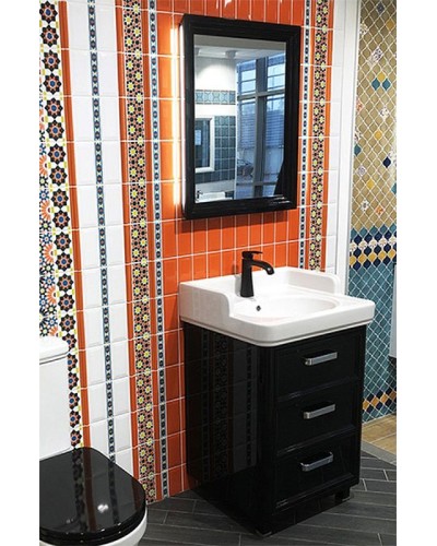 Смеситель для раковины Paini Lady 89YO211KM Черный