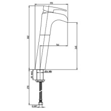 Смеситель для раковины Paini Ovo 86CR205LLWF Хром
