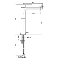 Смеситель для раковины Paini Arena 92YO205LLBLLMKM Черный