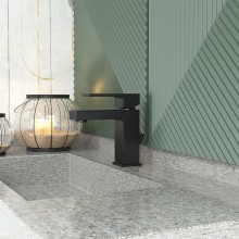 Смеситель для раковины Paini Dax-R 84PZ211R Черный матовый