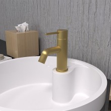 Смеситель для раковины Paini Cox 78PJ211 Матовое золото