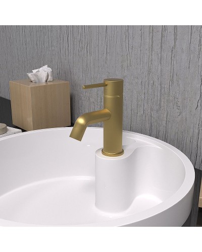 Смеситель для раковины Paini Cox 78PJ211 Матовое золото