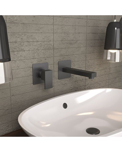 Смеситель для раковины Paini Dax-R 84PZ208RQ Черный матовый