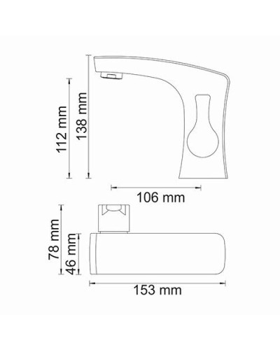 Смеситель для раковины WasserKRAFT Berkel 4803 Хром