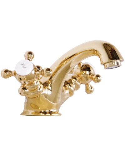 Смеситель для раковины с донным клапаном Gattoni Vivaldi 1231012D0ORO