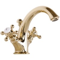 Смеситель для раковины с донным клапаном Gattoni Vivaldi 1232012D0ORO