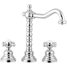 Смеситель для раковины на 3 отверстия с донным клапаном Gattoni Vivaldi 1210012C0CR