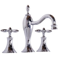 Смеситель для раковины на 3 отверстия с донным клапаном Gattoni Timor 1810018C0CR