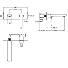Смеситель для раковины Timo Helmi 4071/03SM Черный