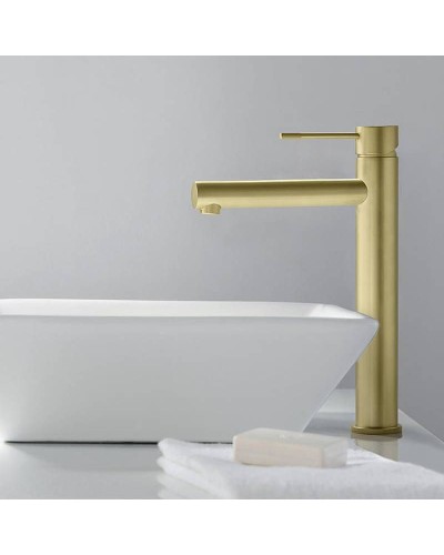 Смеситель для раковины Timo Saona 2311/17F Золото матовое