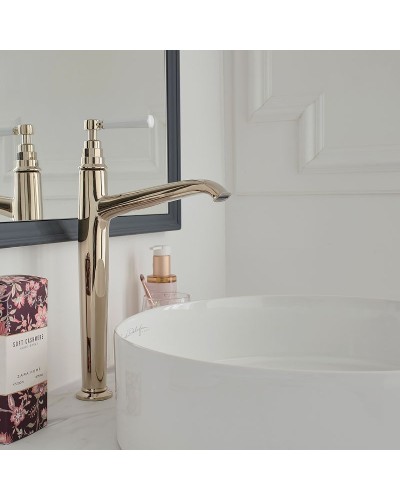 Смеситель для раковины Jacob Delafon Cleo 1889 E24309-BGG Золото глянцевое