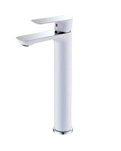 Смеситель для раковины Abber Weiss Insel AF8011W Белый-хром