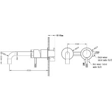 Смеситель для раковины Boheme Uno 465-MW Белый матовый