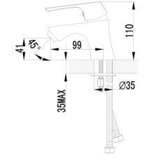 Смеситель для раковины Lemark Unit LM4556C