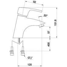 Смеситель для раковины Timo Beverly 0051F antique