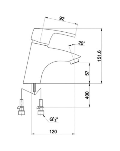 Смеситель для раковины Timo Beverly 0051F antique