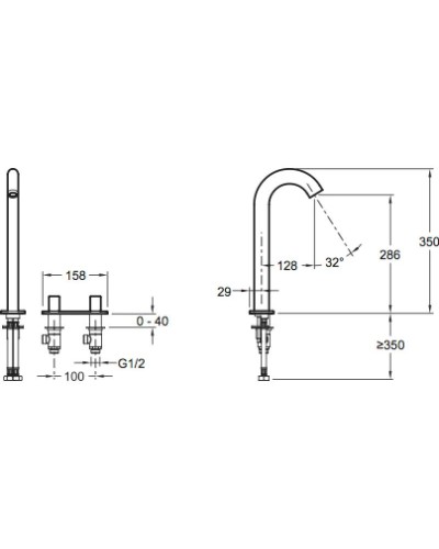 Смеситель для раковины Jacob Delafon Talan E10094RU-CP