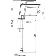 Смеситель для раковины Paini Nove 09CR205 Хром