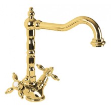 Смеситель для раковины Cezares Nostalgia LS2 03 Золото 24 карат