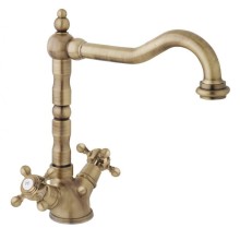 Смеситель для раковины Cezares Golf LS2 03 Золото 24 карат