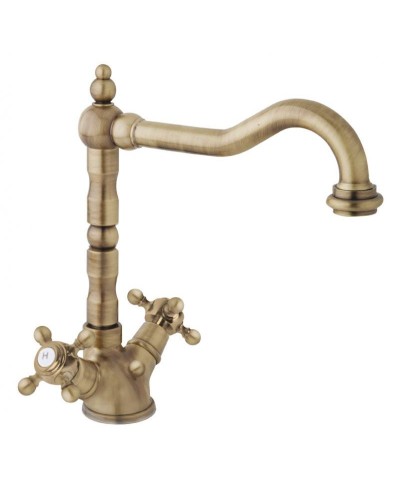 Смеситель для раковины Cezares Golf LS2 03 Золото 24 карат