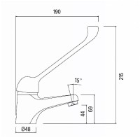 Смеситель для раковины Creavit Home HM1105 Хром
