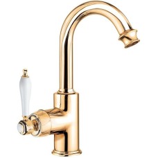 Смеситель для раковины Cezares APHRODITE-LS2-03/24-Bi Золото 24 карат