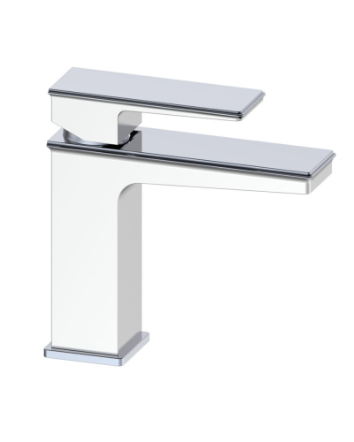 Смеситель для раковины RIMERO RM3030WC (Белый/хром)