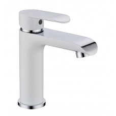 Смеситель для раковины RIMERO RM4050WC (Белый/Хром)