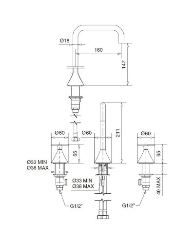 Смеситель для раковины Migliore Sirius 28161 Хром