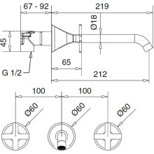 Смеситель для раковины Migliore Sirius 28166 Хром
