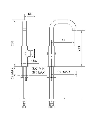 Смеситель для раковины Migliore Reversa 28207 Золото