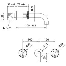 Смеситель для раковины Migliore Reversa 28195 Хром