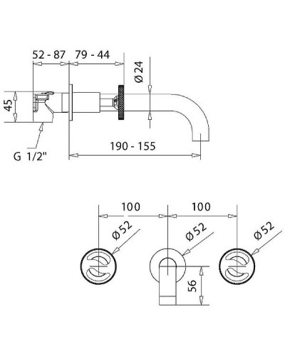 Смеситель для раковины Migliore Reversa 28195 Хром