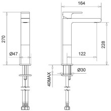 Смеситель для раковины Migliore Tenesi 25416 Хром