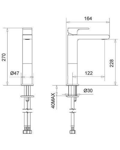 Смеситель для раковины Migliore Tenesi 25416 Хром