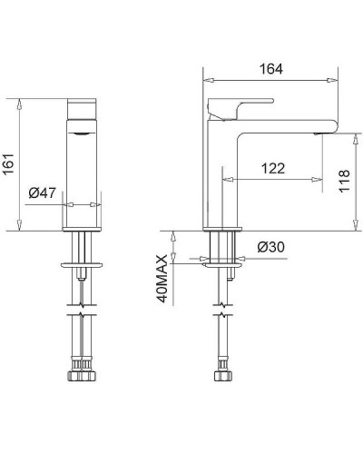 Смеситель для раковины Migliore Tenesi 25415 Хром