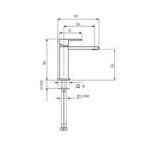 Смеситель для раковины Migliore Kvant 25394 Хром