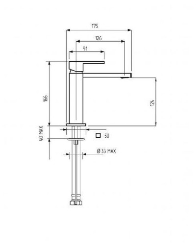 Смеситель для раковины Migliore Kvant 25394 Хром