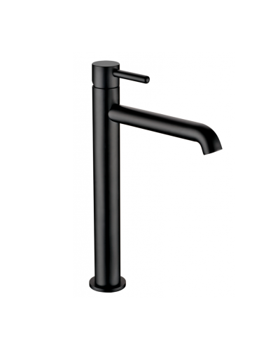 Смеситель для раковины высокий RIMERO RM1004BL (Черный матовый)