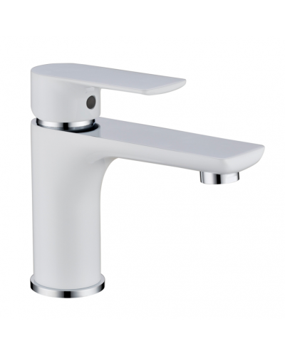 Смеситель для раковины RIMERO RM1060WC (Белый/Хром)