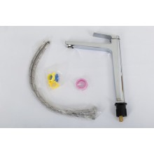 Смеситель для накладной раковины без донного клапана BelBagno ARDENTE-LMC-CRM-W0