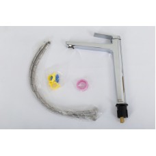 Смеситель для накладной раковины без донного клапана BelBagno ARDENTE-LMC-CRM-W0