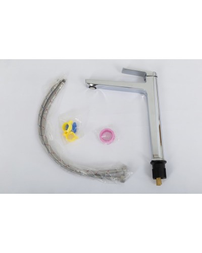 Смеситель для накладной раковины без донного клапана BelBagno ARDENTE-LMC-CRM-W0