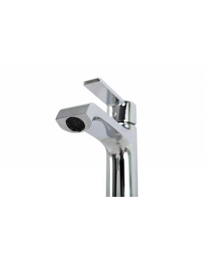 Смеситель для раковины без донного клапана BelBagno AURORA-LVM-CRM-W0